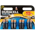 Батарейка Duracell AA LR06 TURBO MAX BL8