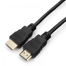 Кабель HDMI, HDMI вилка - HDMI вилка 1.8м v 1.4 черный Гарнизон