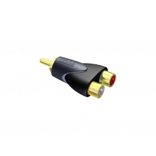 Переходник RCA вилка <-> 2 RCA розетка