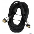 Кабель HDMI вилка - HDMI вилка, в нейлоновой оплетке, длина 5м, Belsis