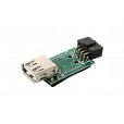 Переходник с мат. платы 10PIN - 1 порт USB2.0.