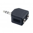 Переходник Jack 3.5mm вилка <-> 2 Jack 3.5mm Stereo розетка