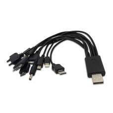 Универсальный кабель для зарядки, USB Human Friends Broom Black, совместимость с iPhone 4/4s/5/5s/5c