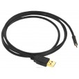 Кабель USB 2.0 гибкий 0.2m. AM[штекер]/Micro USB[штекер] GC-U2MCS03-0.2m Greenconnect Premium, черны