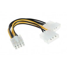 Разветвитель питания Cablexpert CC-PSU-6, 2xMolex->PCI-Express 6pin, для подключения в/к PCI-Е (6pin