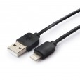 Кабель USB Гарнизон GCC-USB2-AP2-6 AM/Lightning, для iPhone5/6/7/8/X, IPod, IPad, 1.8м, черный, паке
