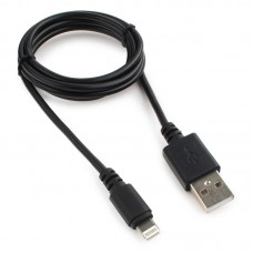 Кабель USB Cablexpert CC-USB-AP2MBP AM/Lightning, для iPhone5/6/7/8/X, IPod, IPad, 1м, черный, пакет