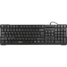 Клавиатура Gembird KB-8352U-BL, USB, черный, доп, клавиша backspace, 105 клавиш